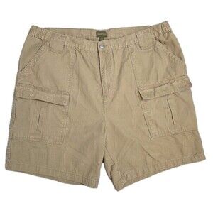 Boulder Creek Cargo Short Rugged Outdoor Khaki Tan Men's 48 - SEE DESC
